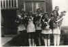 1974 год (последнее 1 сентября в ГСВГ) - Света Павлюченко, Таня Иванченко, Наташа Ляпух, Лена Скородумова, Оля Ковалёва и я (сзади)