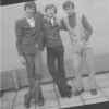 Май 1974 Там же (у спортзала): Три богатыря - Витя Голышин, Олег Токарев, Володя Овчинников