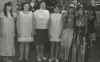 Новый  1970г.слева направо-Миляева И,Бячкова Н,Ковалёва..,Степанова Т(из соселднего 3 дома),Крысова Е,Мельник Г.(соседка)