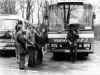 Экскурсия в Бухенвальд (к сожалению, всех не помню, кадр перевернут в обратную сторону): ребята все, по моему 1976 года выпуска, слева от автобуса - это я, Мельников Сергей, левее меня - Олег Шпара.